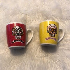 Skull ☠️ Mugs Senora& Senor Set